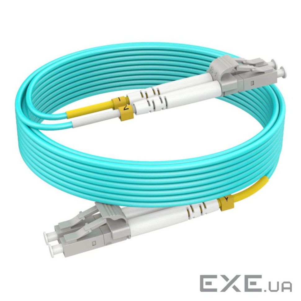 Патчкорд LC/UPC-LC/UPC MM (G50-OM3) 2м Duplex, Slim,2.0мм (UPC-2LCLC(MM)D(LW)S)