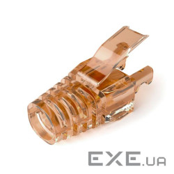 Ковпачок ізолюючий PiPo RJ-45 Cat.5 / Cat.6 (100 шт / уп.), Transparent-bro (CPRJ45P-TR-Br-CAT5 / 6) .), Transparent-bro