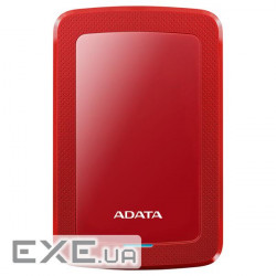 Портативний жорсткий диск ADATA HV300 2TB USB3.1 Red (AHV300-2TU31-CRD)