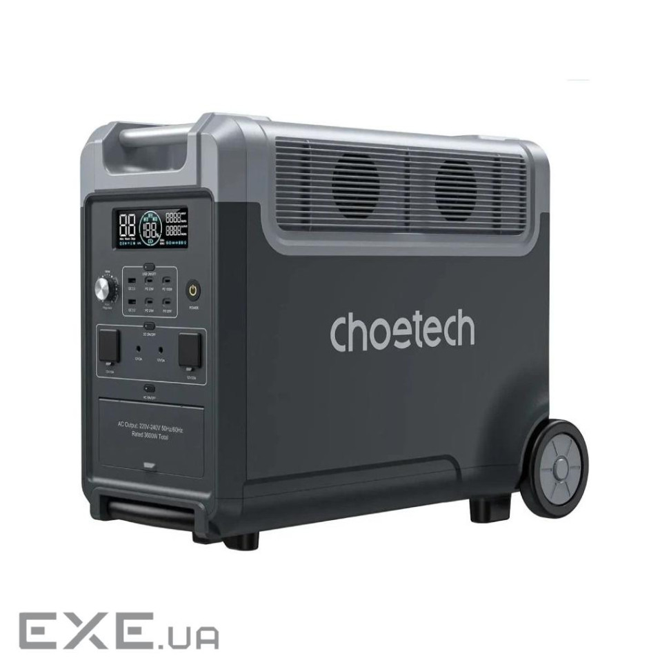 Зарядна станція Choetech 3600W 3848Wh (BS066-BQB)