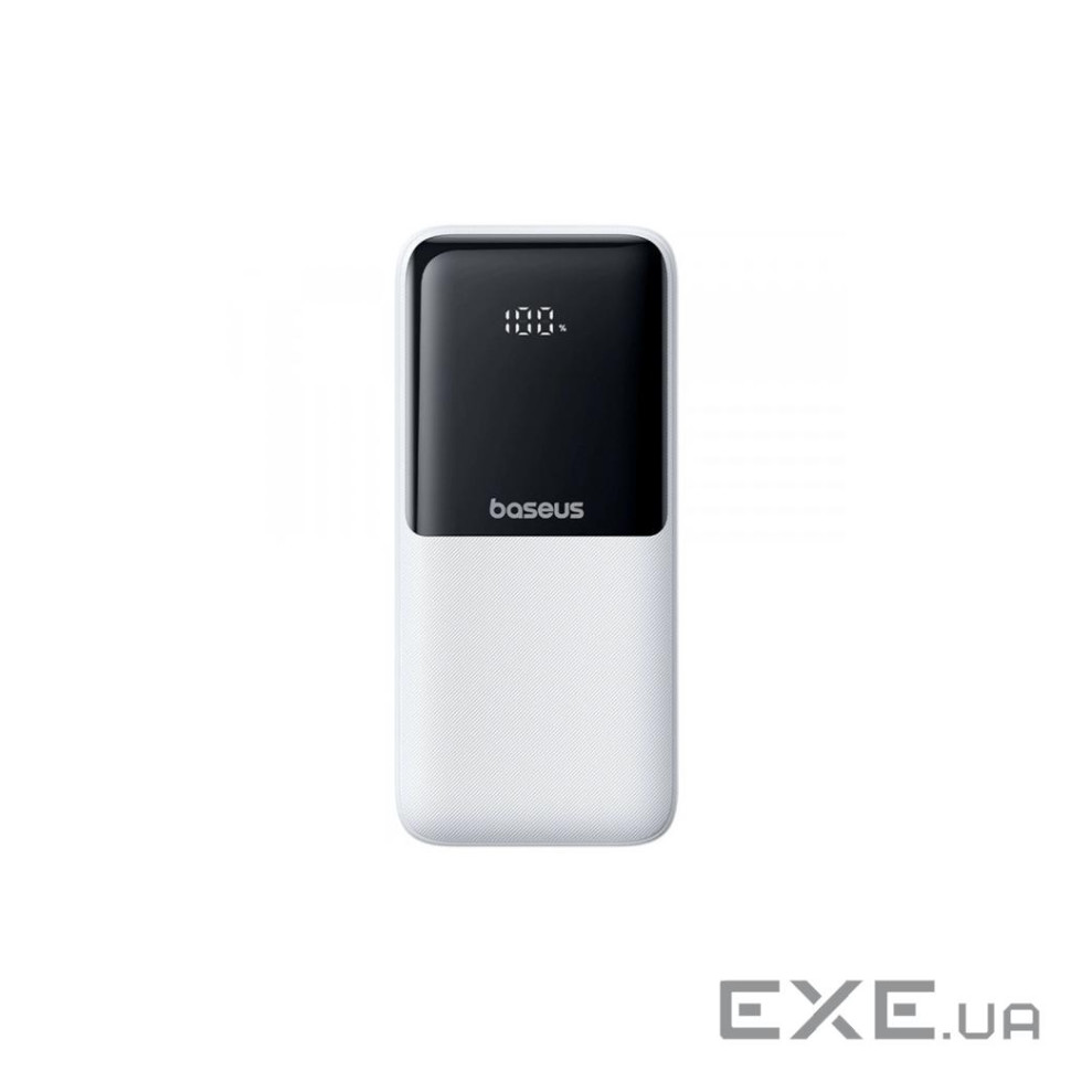 Батарея універсальна Baseus Lipow 20000mAh 22,5W PD, QC/3.0, White (P10079102213-00)