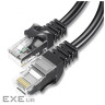 Патч-корд 15м UTP cat 6 RJ45 TopSpeed Ethernet Round Cable Black Essager (EXCWXY-JSE01)