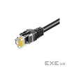 Патч-корд 15м UTP cat 6 RJ45 TopSpeed Ethernet Round Cable Black Essager (EXCWXY-JSE01)