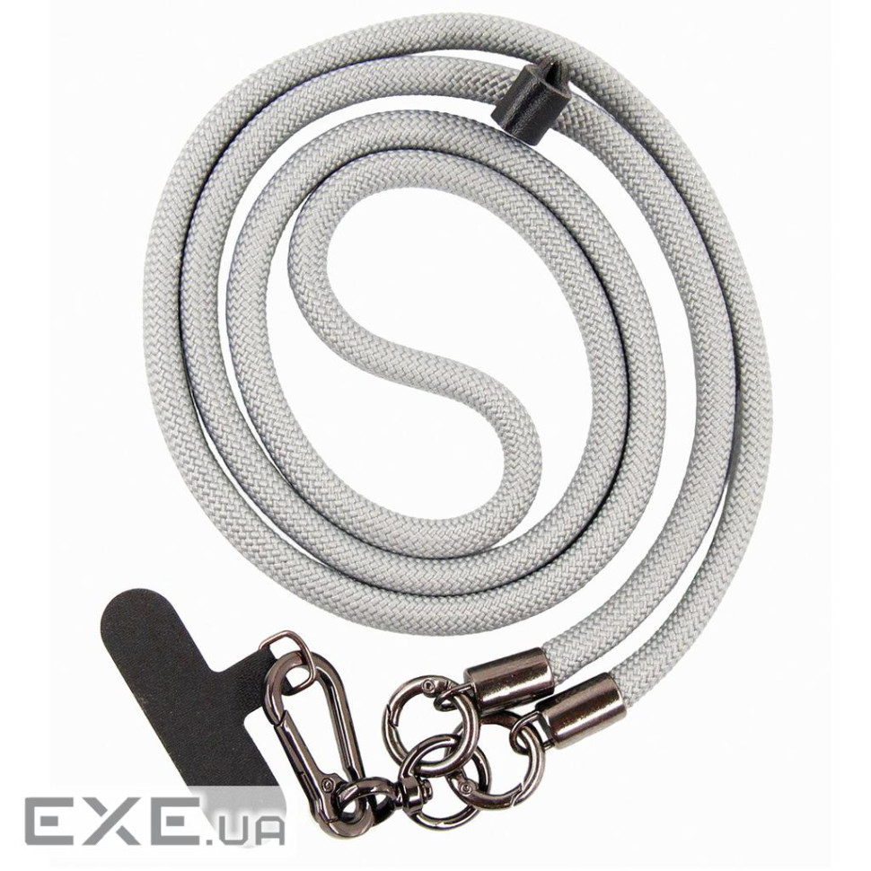 Ремешок для смартфона Dengos CrossBody Rope Grey (NTK-CRB-02)