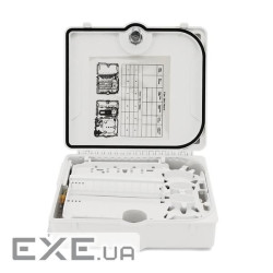 PON-box Merlion ML-OP-S222-SC 12-канальний, SC Simplex adapter, матеріал ABS, IP65 ABS, IP65