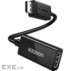 Перехідник Display Port M to HDMI F 4K60Hz black Ugreen (70694)