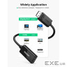 Перехідник Display Port M to HDMI F 4K60Hz black Ugreen (70694)