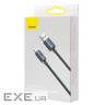 Кабель BASEUS Crystal Shine Series Fast Charging Data Cable USB to iP 2.4A 1.2м Black (CAJY000001)
