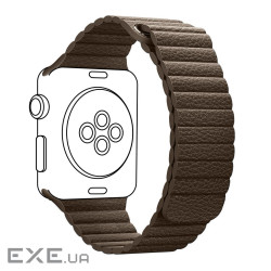 Ремінець до смарт-годинника Armorstandart Leather Loop для Apple Watch 42 (Series 11-10)/ (ARM48657)