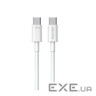 Кабель WK WDC-175 USB-Type-C - USB-Type-C (M/M), 1.2 м , 20 W, White (6941027640012)