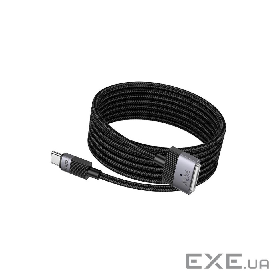 Кабель живлення USB-C to Magsafe 3 1.0m black HOCO (6942007642088)