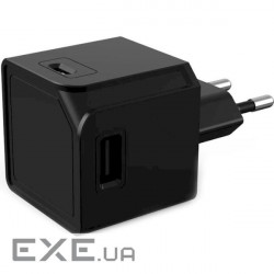 Зарядний пристрій ALLOCACOC USBcube Original 2xUSB-A, 2xUSB-C, 15W Black (10466BK/EUACMC)