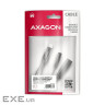 Зарядний та аудіо адаптер AXAGON ADA-HCPD USB-C to Mini-Jack 3.5 mm HI-RES DAC and USB-C 60W, чорний