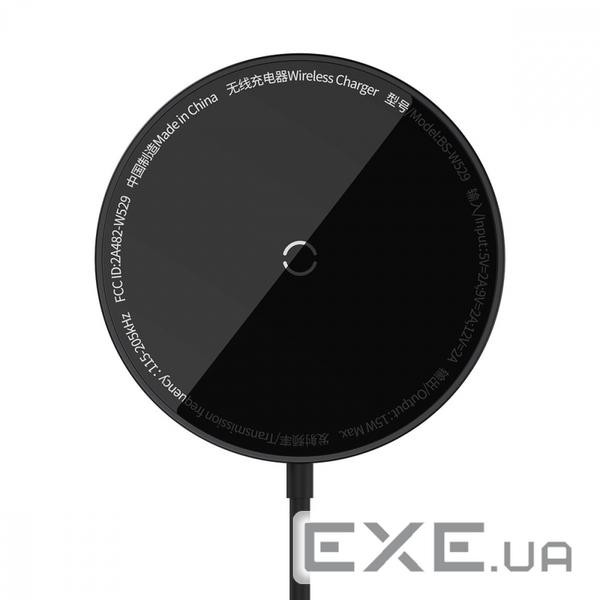 Бездротове зарядний пристрій BASEUS Simple Mini3 Magnetic Wireless Charger Black (CCJJ040001)