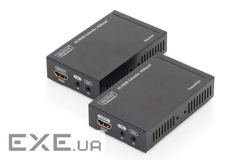 Подовжувач DIGITUS HDMI UHD 4K HDBaseT over UTP set, 70 m (DS-55500)