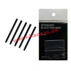 Set of standard tips for Intuos4 / 5 / Pro black, 5 pcs (ACK-20001)