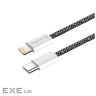 Дата кабель USB-C to Lightning 2.0m 27W PD FC black ColorWay (CW-CBPDCL068-BK)
