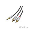 Аудіо кабель CableTime 3.5мм - 2x RCA, 3 м (CA914067) (CA914067)