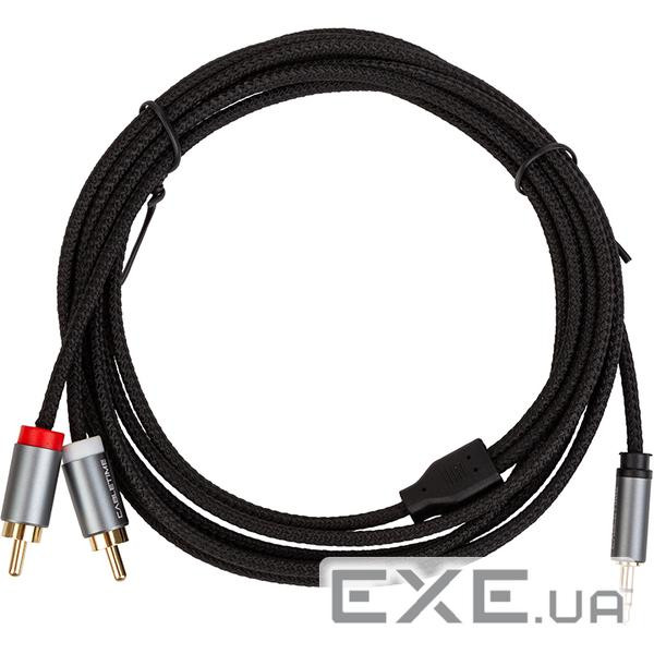 Аудіо кабель CableTime 3.5мм - 2x RCA, 3 м (CA914067) (CA914067)