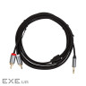 Аудіо кабель CableTime 3.5мм - 2x RCA, 3 м (CA914067) (CA914067)
