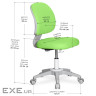Дитяче крісло Evo-kids Limpi Green (Y-212 KZ)