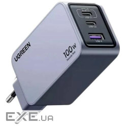 Зарядний пристрій Ugreen 3xUSB 100W (2xUSB-C+USB-A) Gan Nexode Pro X757 (25874)