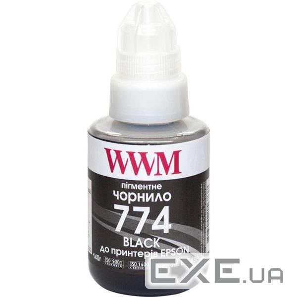 Чорнило WWM Epson M100/M200 140г Black Pigm. (E774BP)