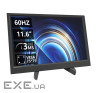 Монітор 11.6'' Mucai N116A, Black, WLED, IPS, 1366x768, 16:9, 3 мс, 60 Гц, 250 кд/м 2, 1200:1,