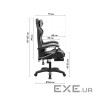 Крісло ігрове GT Racer X-2323 Black/Blue