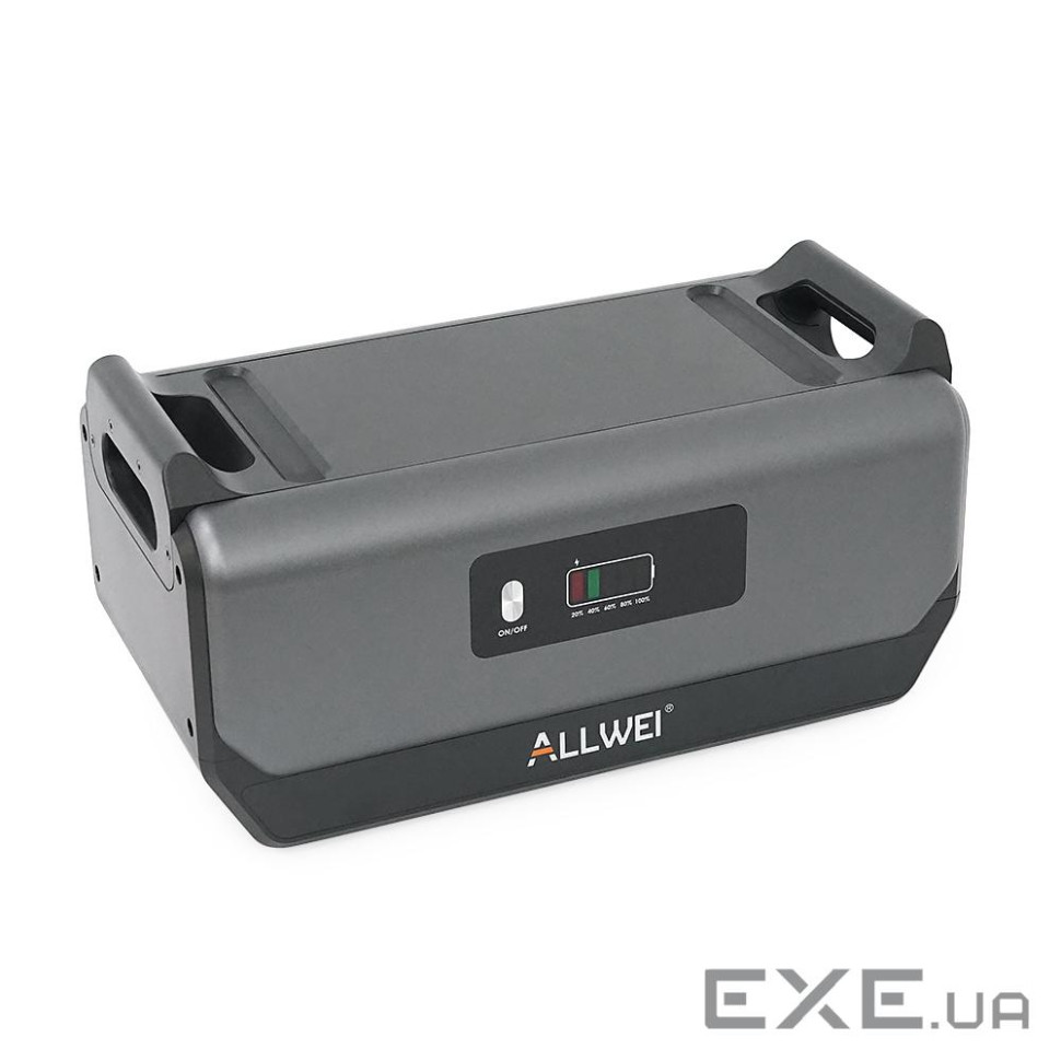 Додаткова батарея ALLWEI B200PRO (ємність 2048 Вт&middot,ч), LiFePO4, потужність 2400 Вт, для за