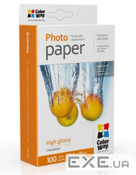 Фотопапір ColorWay 10x15 260г glossy 100с (PG2601004R)