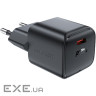 Зарядний пристрій USB-C 20W Gan A73 mini Fast Charger Black Acefast (6974316282648) USB-C 20W Gan A73 mini Fast Charger