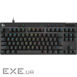 LOGITECH G PRO X TKL RAPID Gaming Keyboard - BLACK - US INT"L - USB - N/A - EMEA28i-935 (920-013233)