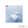 Зарядний пристрій XO L133 3xUSB-A + 3xUSB-C 75W White (L133.white)