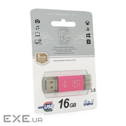Флеш-накопичувач T&G 009 Star F, USB 3.0+Type-C, 16GB, Metal, Bli (T& (T& (T&G 009 Star F3 / 16)