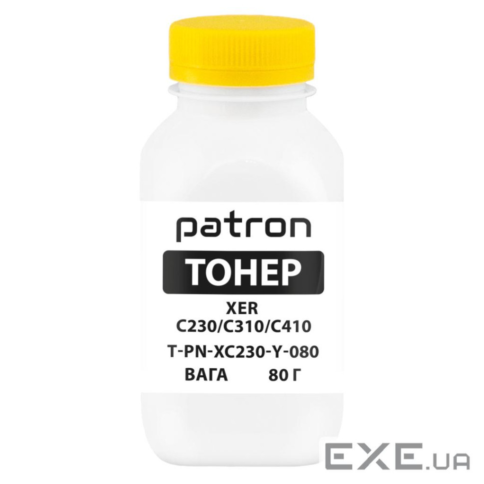Тонер XER C230/C310/C410, 80 г, Yellow Patron (PN-XC230-Y-080)