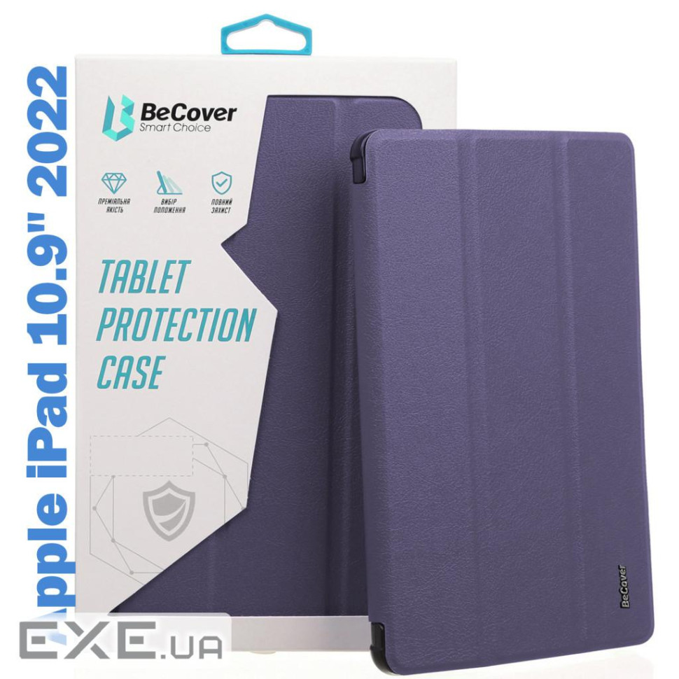 Чохол до планшета BeCover TPU Edge mount Apple Pencil Apple iPad 10.9" 2022/24/11" 2025 Pur (708487)