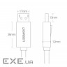 Кабель UGREEN DP102 DP1.2 Male to Male Cable DisplayPort 5м Black (10213)