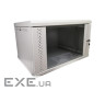 Шафа настінна Eserver 6U, 600х350х370 (Ш*Г*В), скло, сірий (ES-Е635G)
