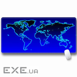 Килимок для миші VOLTRONIC Карта Миру 300x700 Purple (SJDT-12)