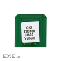 Чип для картриджа OKI C3300/3400/3600 (2.5K) Cyan BASF (WWMID-71125)