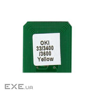 Чип для картриджа OKI C3300/3400/3600 (2.5K) Cyan BASF (WWMID-71125)