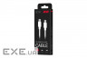 Дата кабель USB-C to USB-C 1.0m Glow 60W white 2E (2E-CCCC-WH)