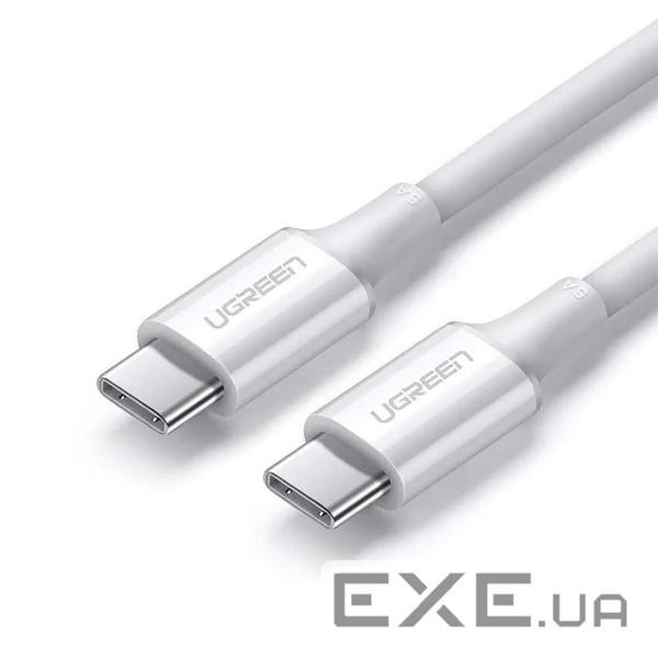 Дата кабель USB-C to USB-C 1.0m US300 20V/5A 100W White Ugreen (60551)