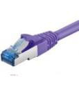 Патч-корд екранований RJ45 SFTP6a 1.5m,patch AWG27 D=6.0mm LSOH Gold Cu,фіолетовий (75.09.5608-10) (75.09.5608-10)