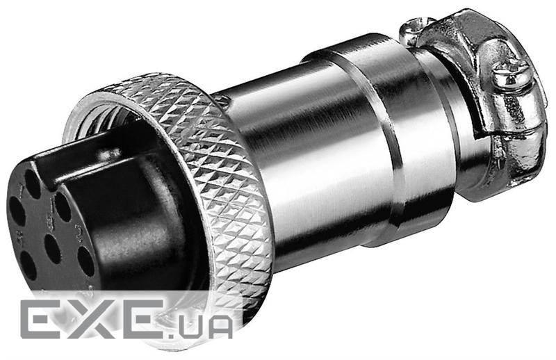 Гніздо FreeEnd-XLR 8p,/F кабельне Gold Locking Mechan,металік (75.01.1231-1) (75.01.1231-1)