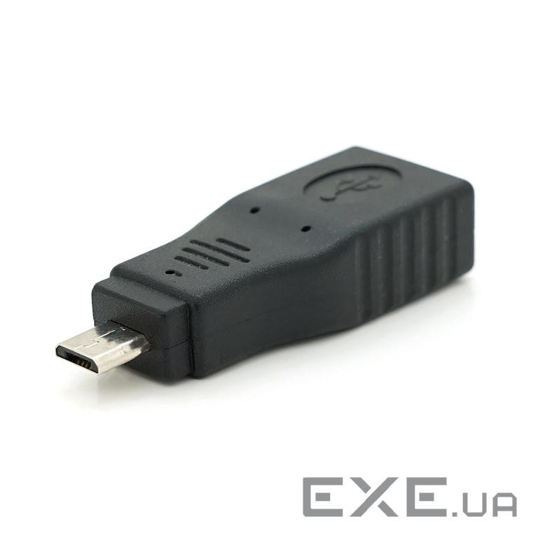 Перехідник USB AF (мама) - micro USB (тато) (02420) ) (02420)