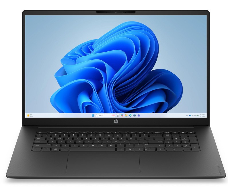 Ноутбук HP OmniBook 3 17-dp0004ua 17.3 FHD IPS AG, AMD R5-130, 16GB, F512GB, UMA, Win11, ч (DV5U6EA)