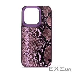 Чохол до мобільного телефона Harder Genuine Snake Apple iPhone 15 Pro Dark Purple (ARM76782)