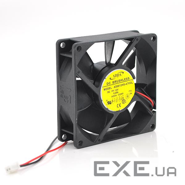 Кулер корпусний Merlion 8025 DC sleeve fan 2pin - 80*80*25мм, 1500об/хв (CC-80*80*25 / 2)